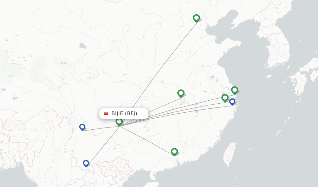 Bijie flight map