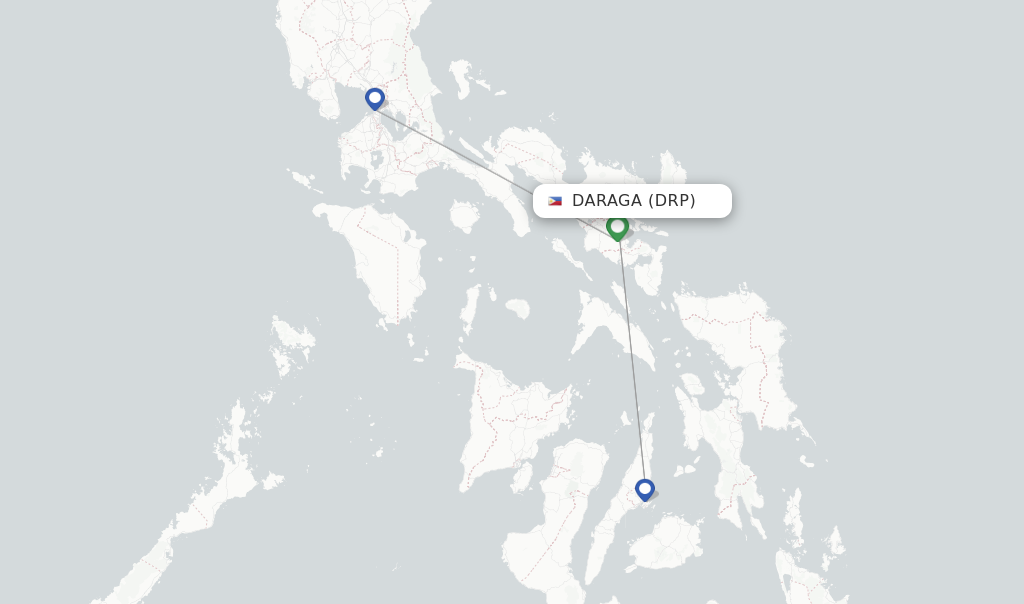 Flights from Daraga to Iloilo route map