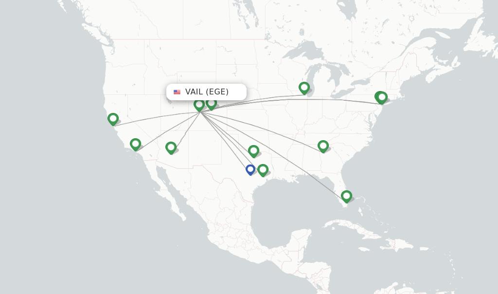Vail flight map