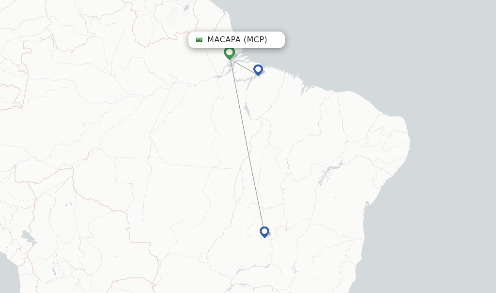 Macapa flight map