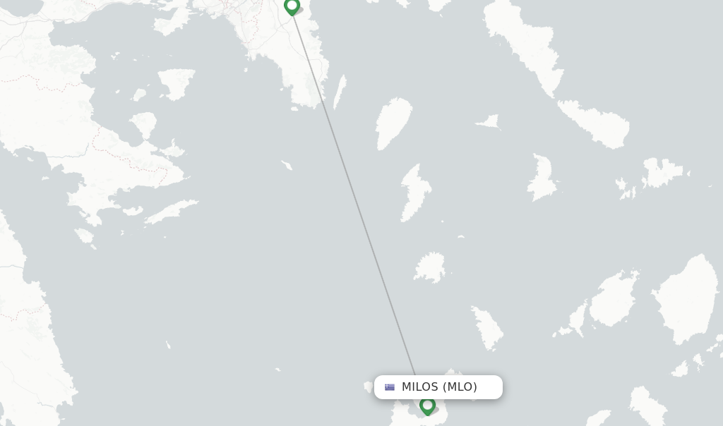 Milos flight map