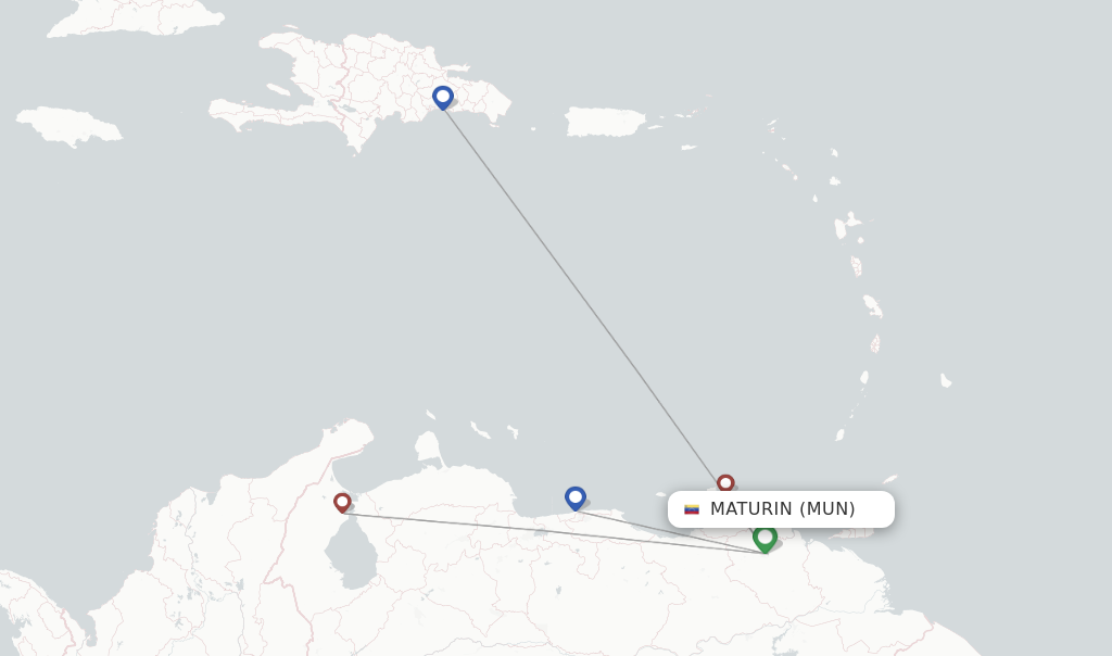 Maturin flight map