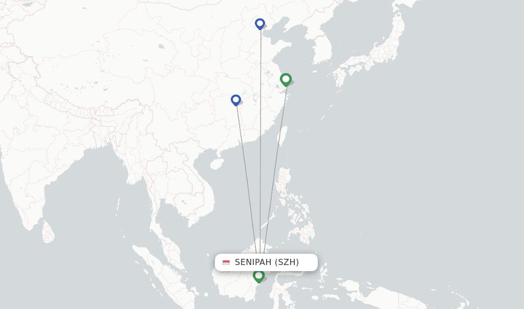 Flights from Shuozhou to Harbin route map