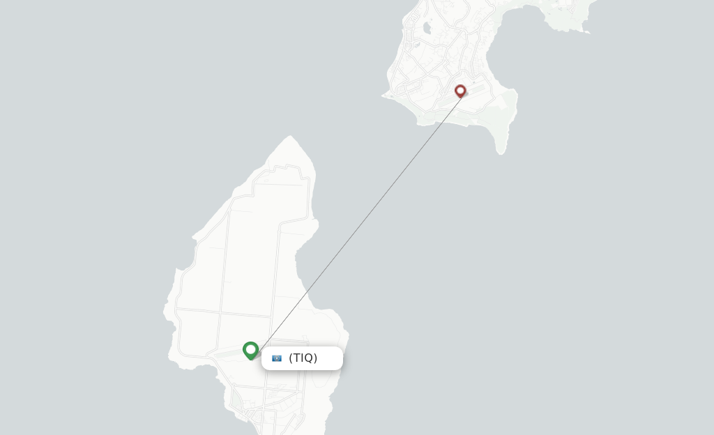 Tinian flight map