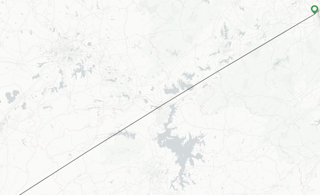 Flights from Wuhu to Changsha route map