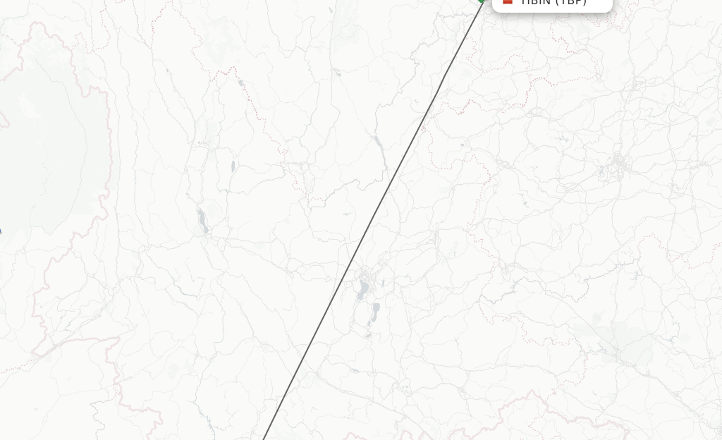 Flights from Yibin to Jinghong route map